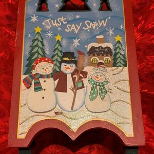 Festive Snowman Holiday Decor